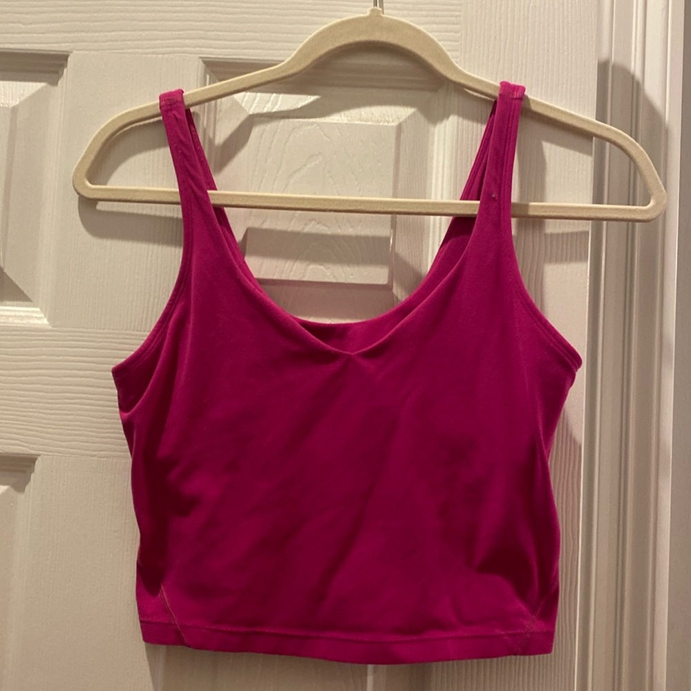 Lululemon Align Tank Top Hot Pink size 6